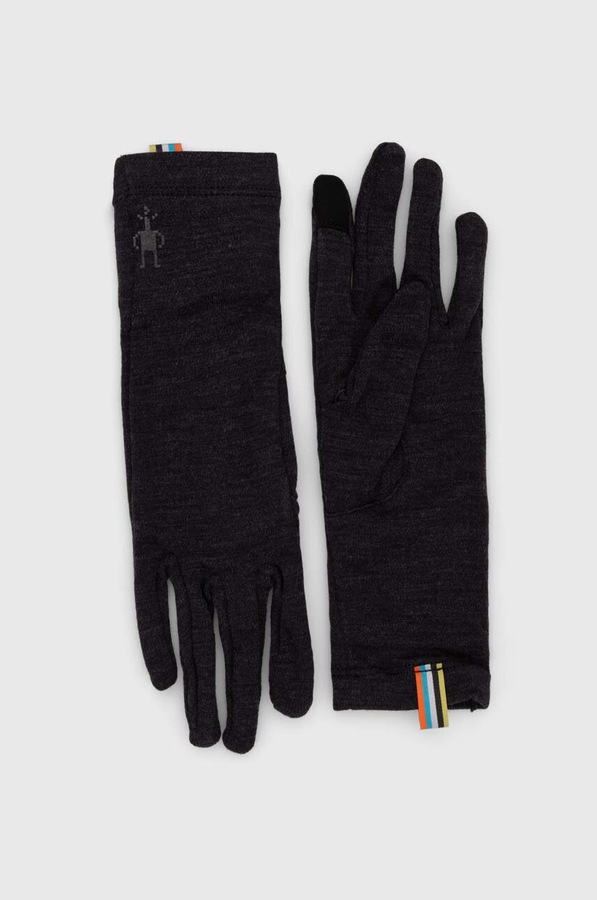 Рукавички Smartwool Thermal Merino колір чорний фото 2