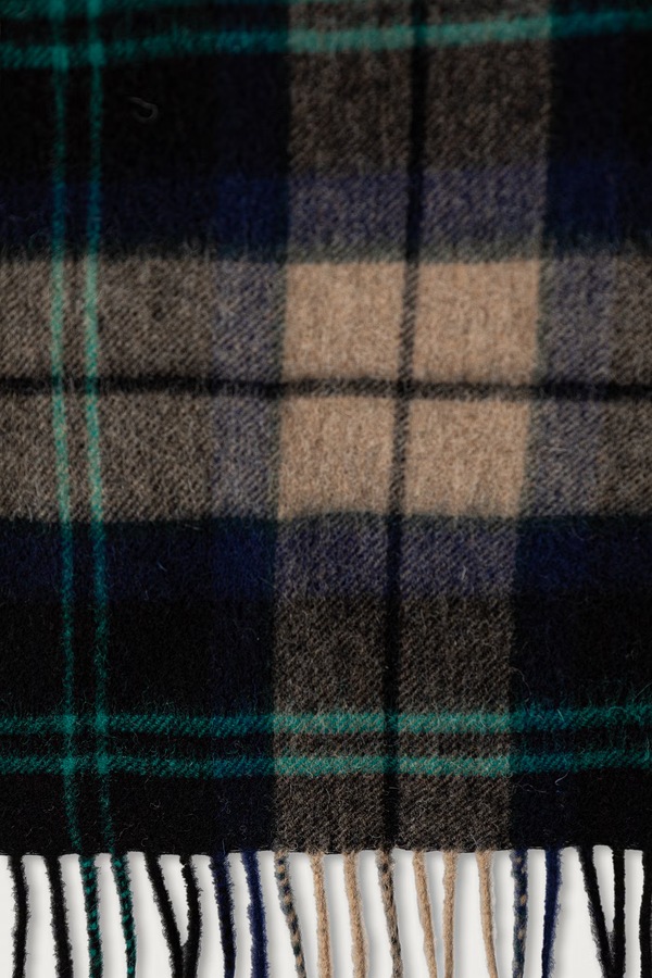 Шарф вовняний Barbour колір зелений