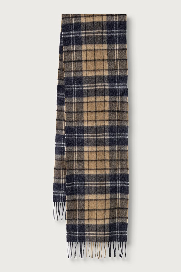 Шарф шерстяной Barbour цвет разноцветный