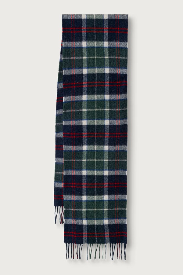 Шарф шерстяной Barbour цвет разноцветный