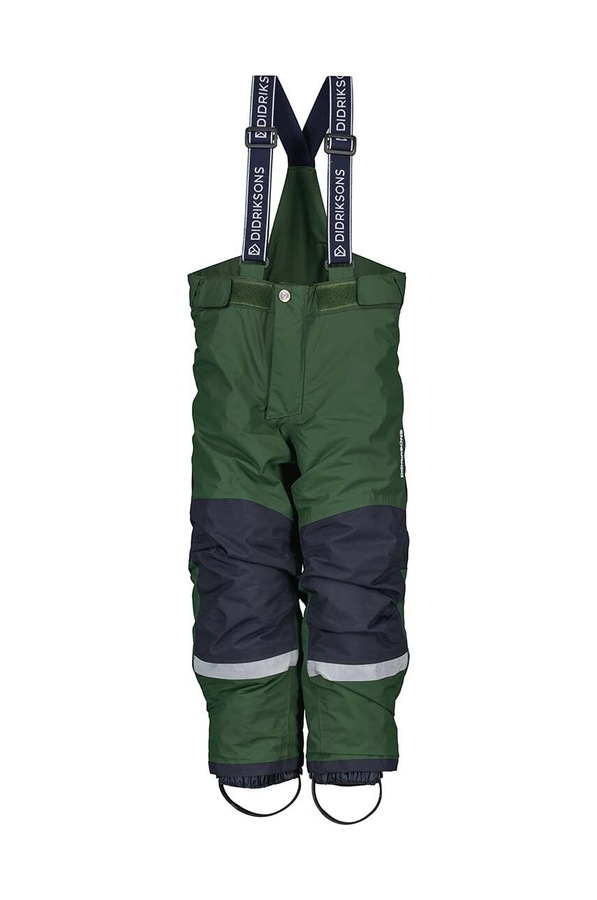 Дитячі лижні штани Didriksons IDRE KIDS PANTS колір зелений