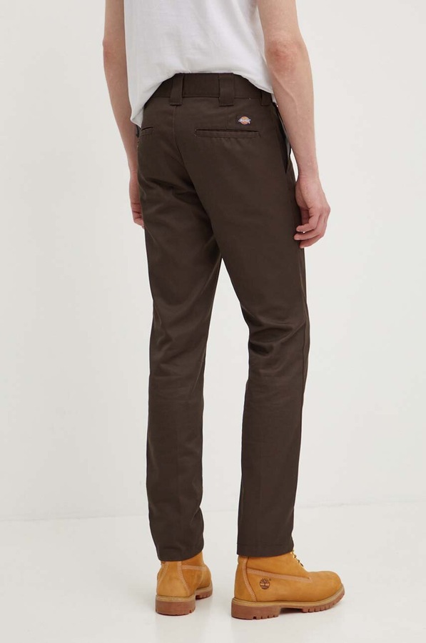 Штани Dickies колір коричневий фото 3