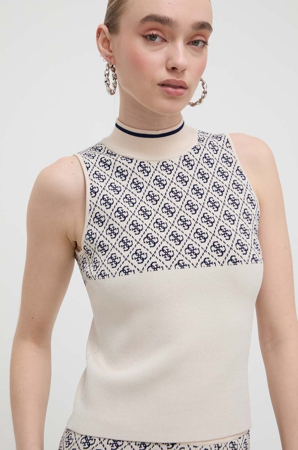 Топ Guess колір бежевий