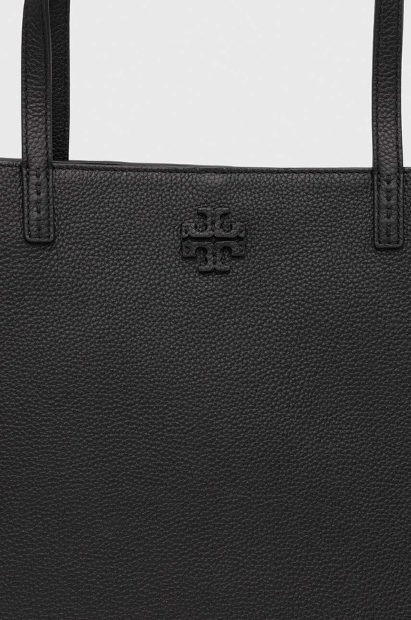 Шкіряна сумочка Tory Burch колір чорний фото 3