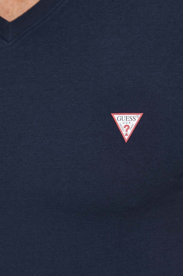 Футболка Guess колір синій фото 4