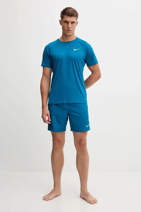 Футболка для плавания мужская Nike цвет бирюзовый