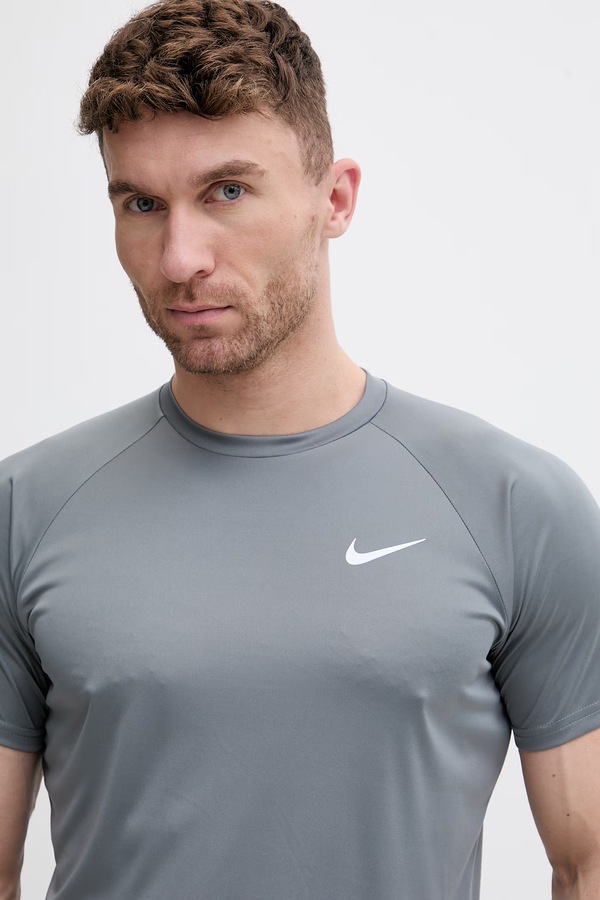 Футболка для плавання чоловіча Nike колір сірий фото 2
