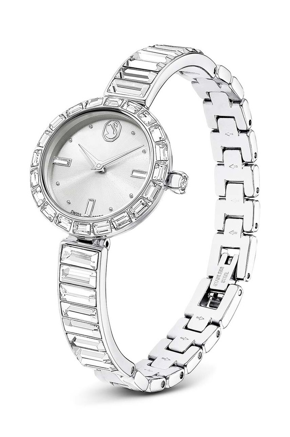 Годинник Swarovski MATRIX BANGLE колір срібний
