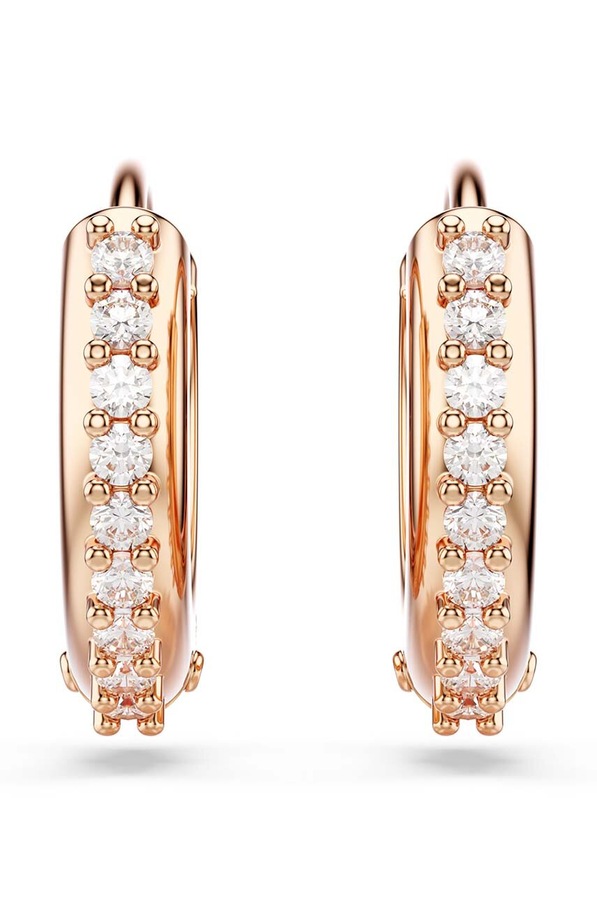Сережки Swarovski MATRIX колір рожевий фото 2