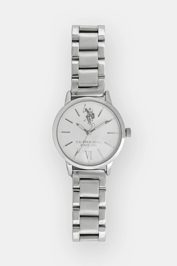 Годинник U.S. Polo Assn. EVELYN колір срібний