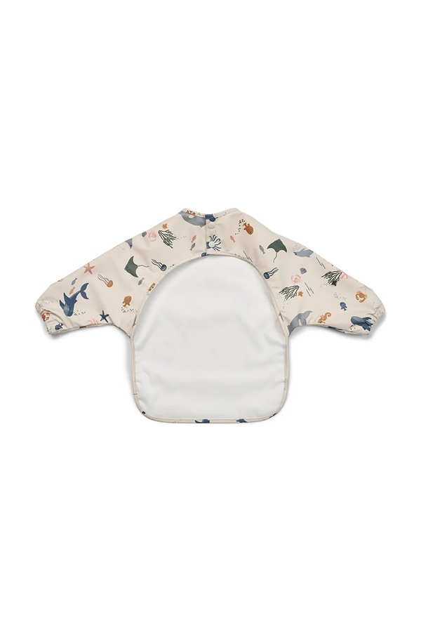 Слинявчик дитячий Liewood Merle Printed Cape Bib колір бежевий