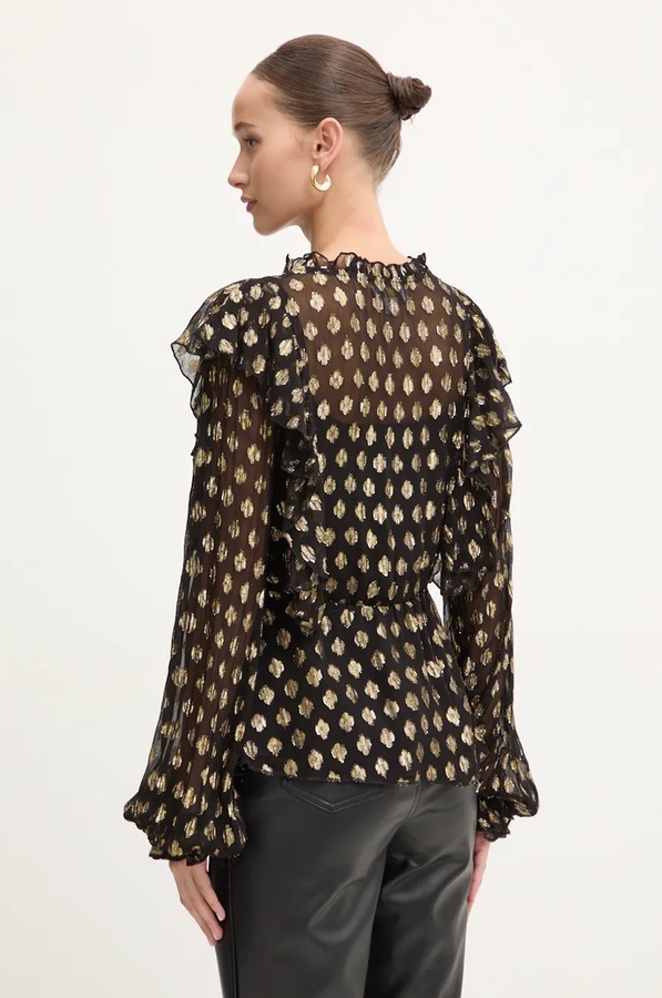 Блузка Never Fully Dressed Primrose Blouse колір чорний фото 2