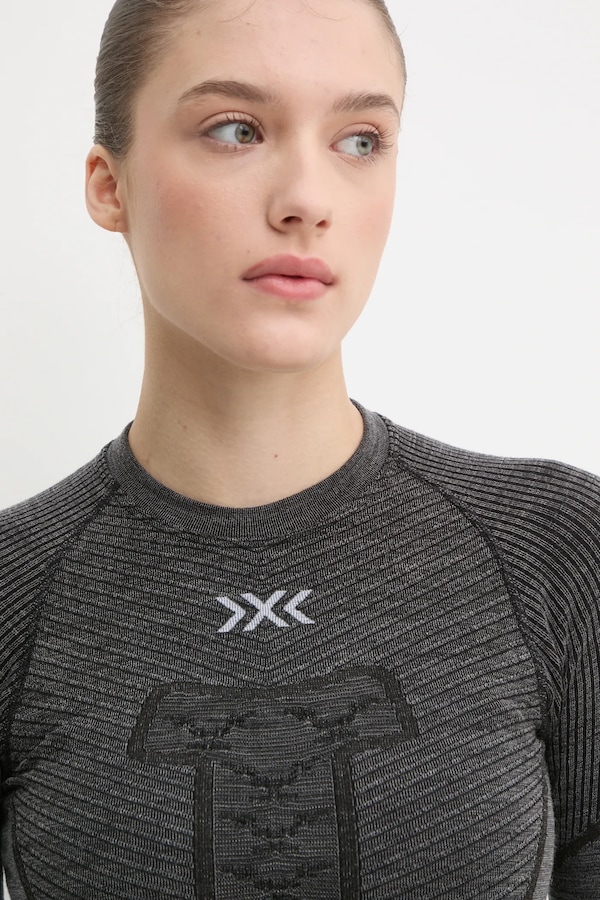Функціональний лонгслів X-bionic Symbio Merino колір сірий фото 4