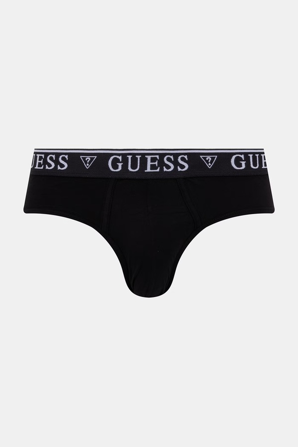 Сліпи чоловічі бавовняні з еластаном 5-пак Guess колір чорний