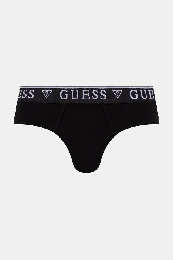 Слипы мужские хлопковые с эластаном 5-пак Guess цвет черный