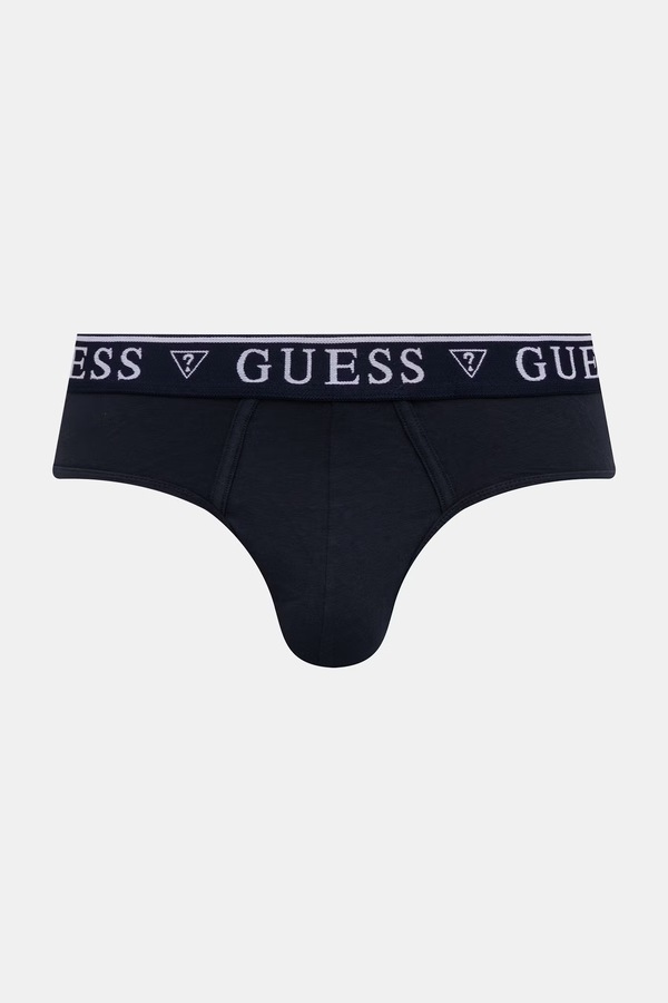 Слипы мужские хлопковые с эластаном 5-пак Guess цвет черный фото 2