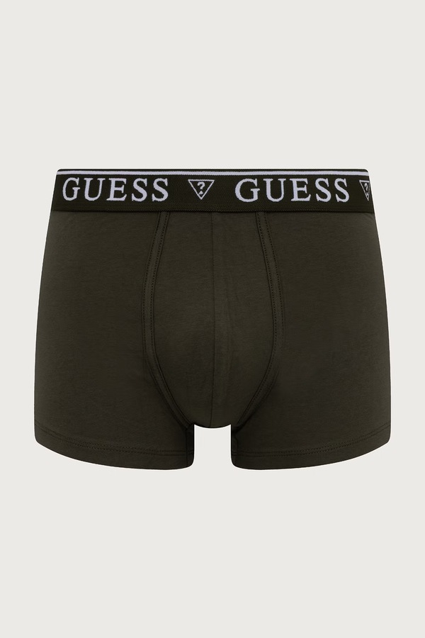 Боксери чоловічі бавовняні з еластаном Guess BARNEY колір коричневий