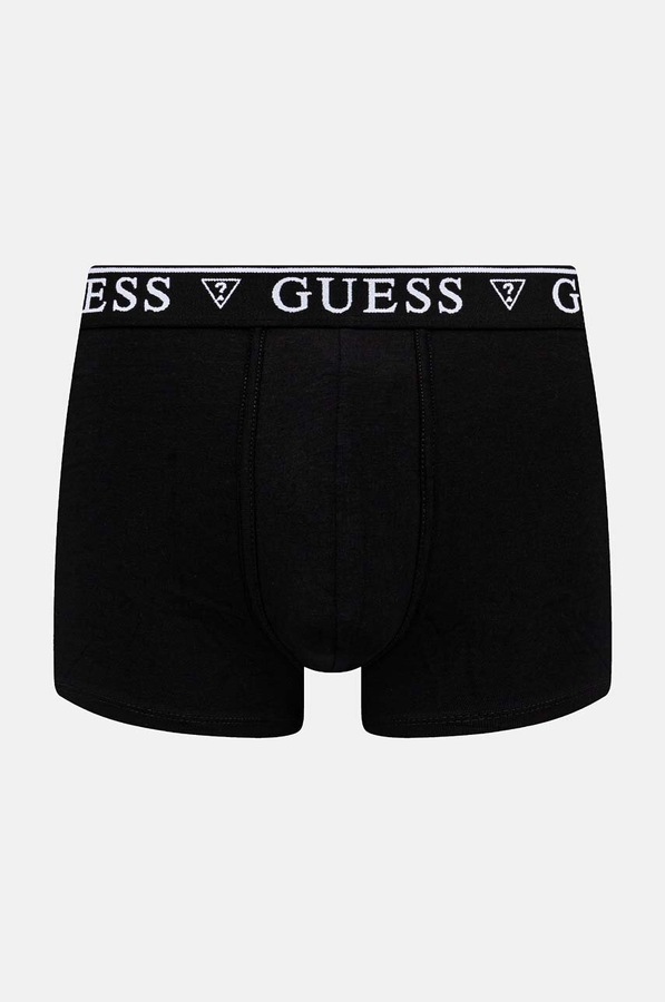 Боксери чоловічі бавовняні з еластаном Guess BARNEY колір чорний