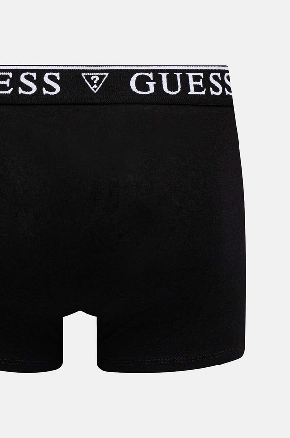 Боксери чоловічі бавовняні з еластаном Guess BARNEY колір чорний фото 2