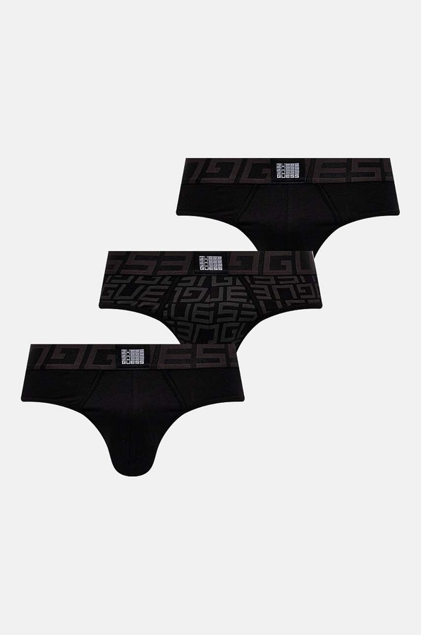 Сліпи Guess 3-pack колір чорний