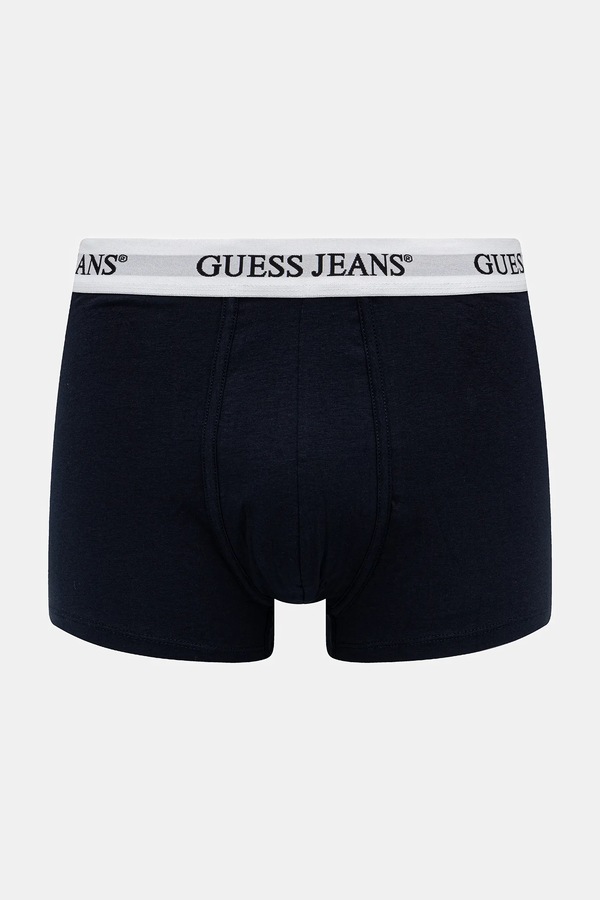 Облягаючі боксери чоловічі 3 шт. Guess Jeans колір чорний фото 2