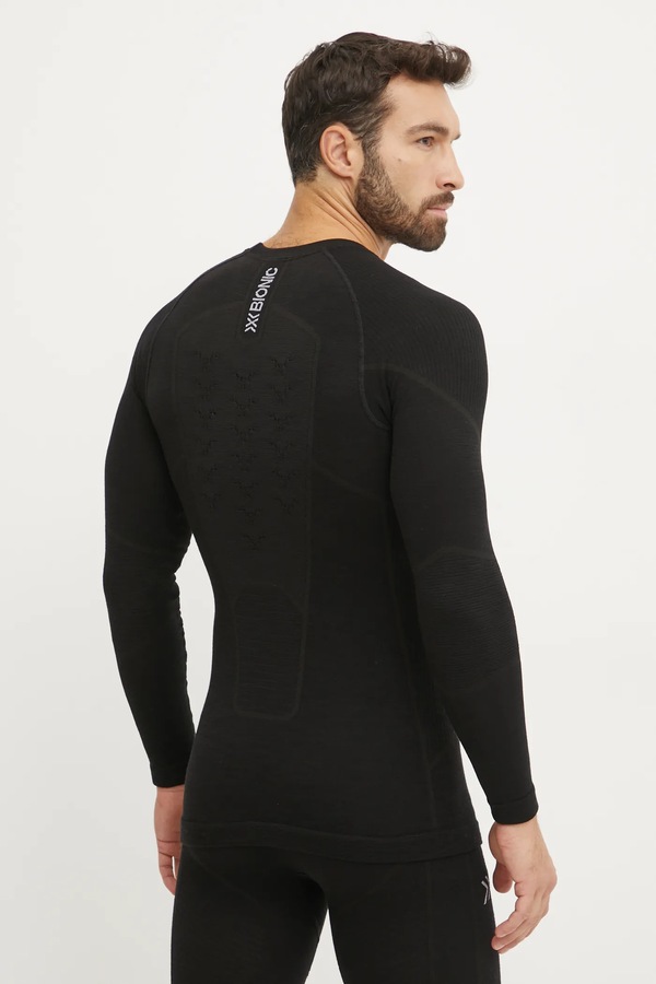 Функциональный лонгслив X-bionic Symbio Merino цвет черный фото 2