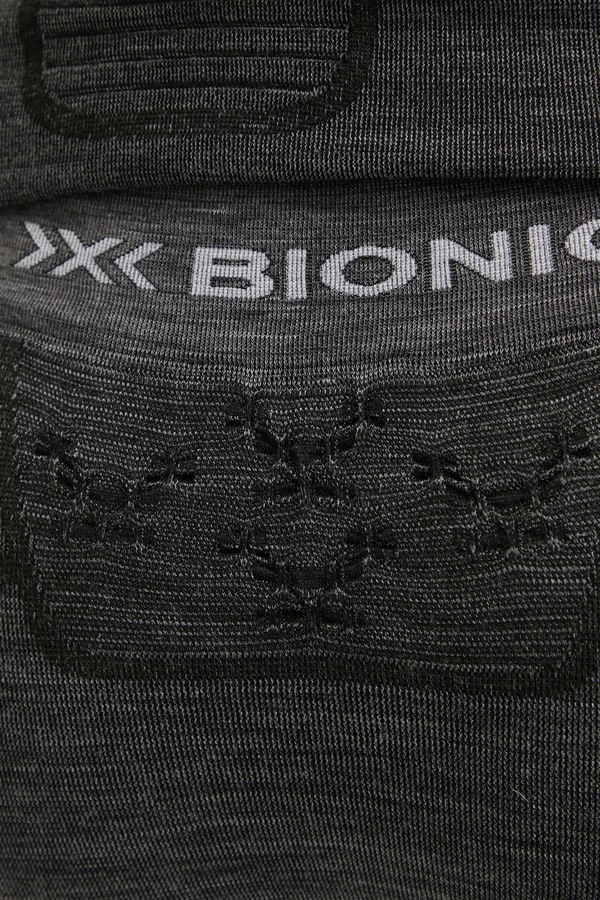Функціональні легінси X-bionic Symbio Merino колір сірий фото 4