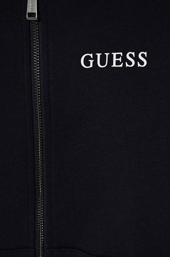 Дитяча бавовняна кофта Guess колір синій фото 3