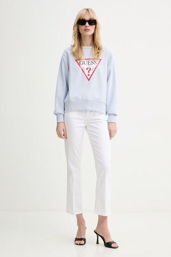 Кофта Guess колір помаранчевий фото 2