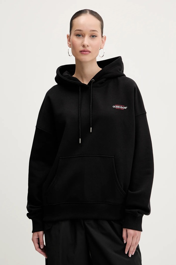 Кофта Guess Jeans колір чорний фото 2