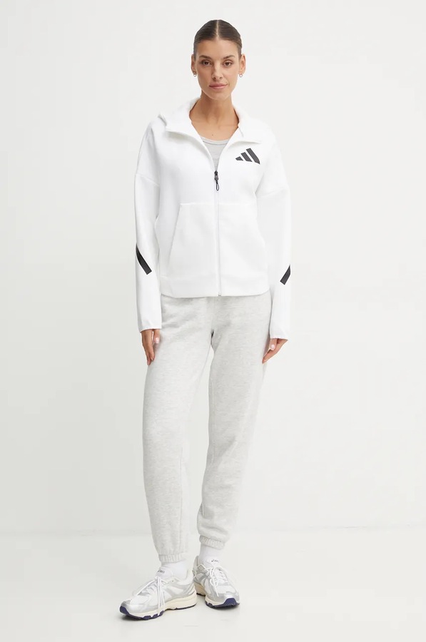 Кофта adidas ZNE колір білий