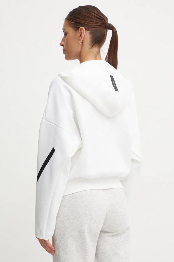 Кофта adidas ZNE колір білий фото 2