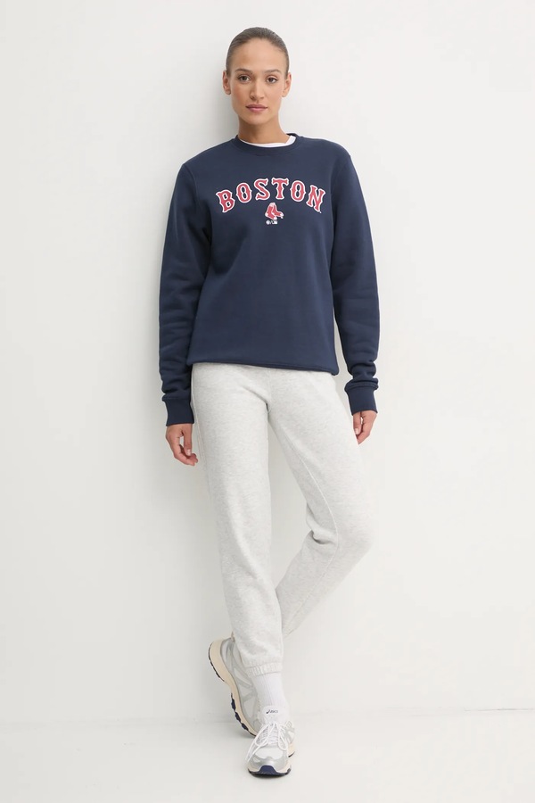 Кофта 47 brand MLB Boston Red Sox колір синій фото 2