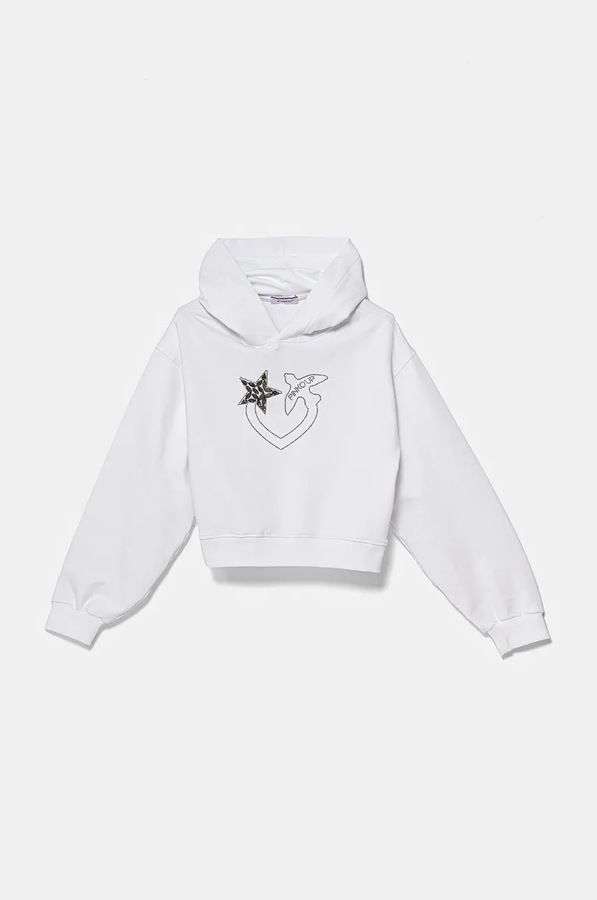 Дитяча кофта Pinko Up колір білий