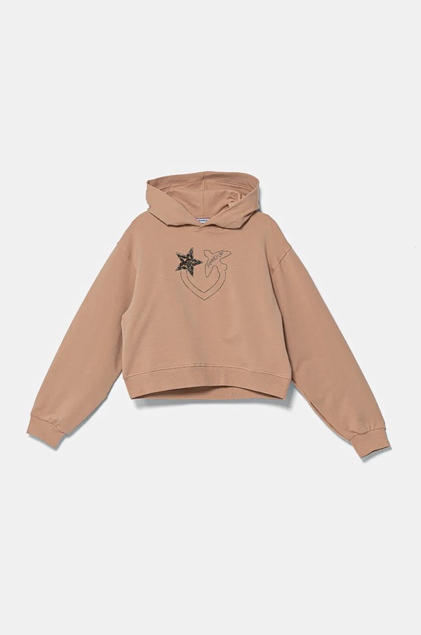 Дитяча кофта Pinko Up колір помаранчевий