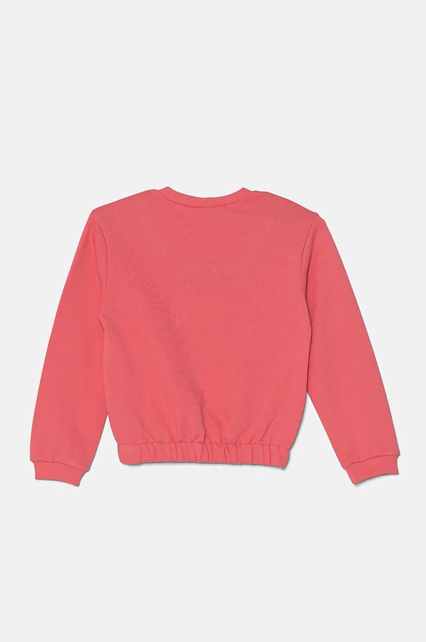 Бавовняна кофта для немовлят United Colors of Benetton колір рожевий фото 2