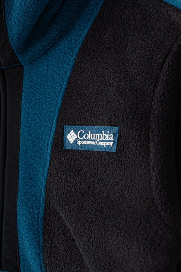 Кофта дитяча флісова Columbia Back Bowl колір блакитний фото 3