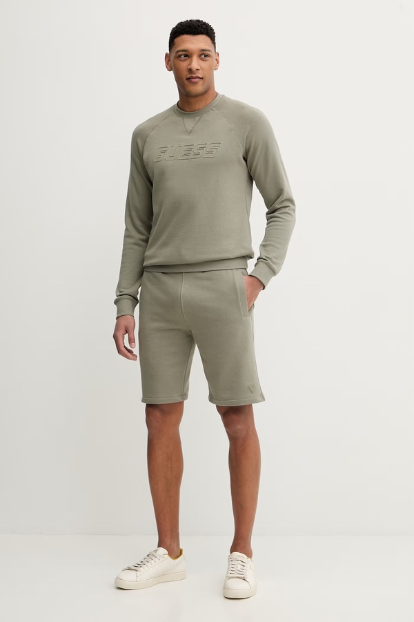 Кофта Guess ALDWIN колір бежевий