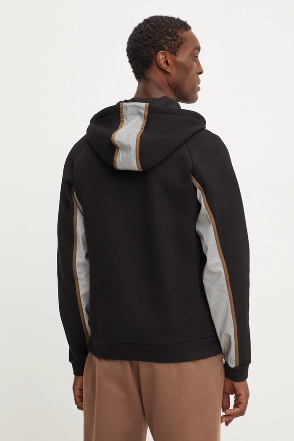 Кофта EA7 Emporio Armani колір чорний фото 2