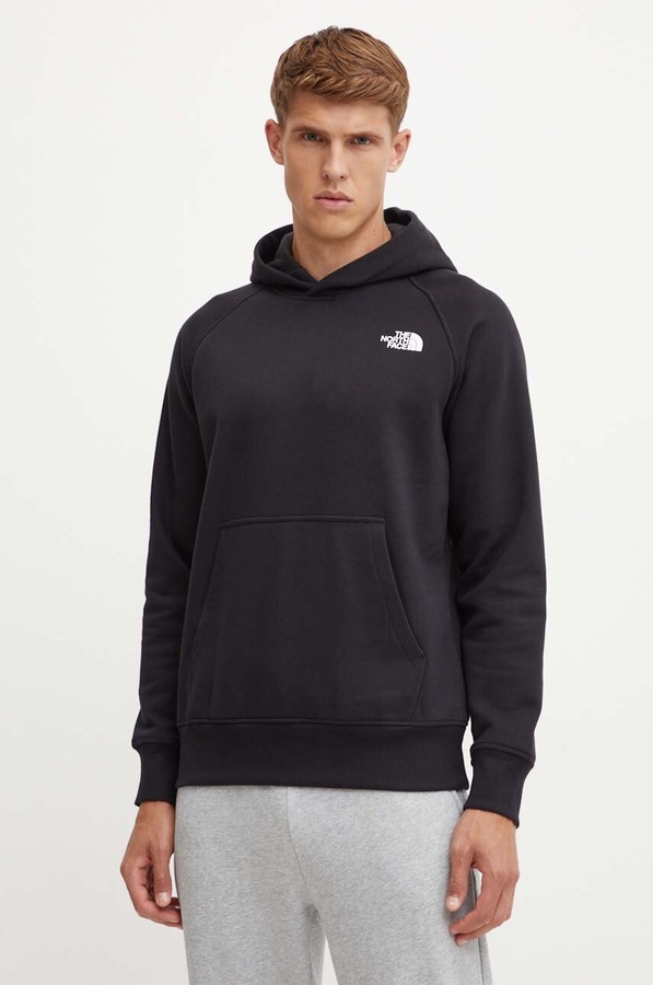 Кофта The North Face Raglan Redbox Hoodie колір чорний фото 3