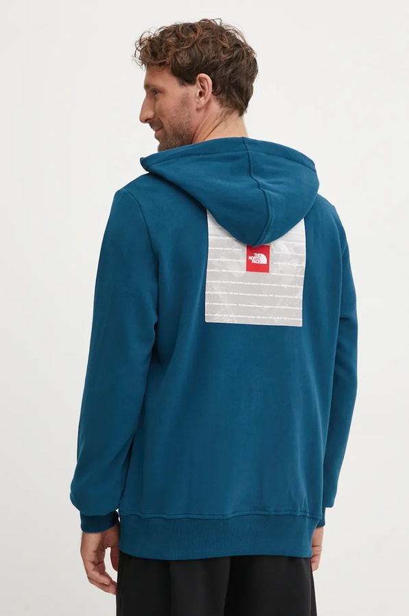 Бавовняна кофта The North Face Expedition System колір бірюзовий фото 3