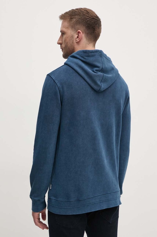 Бавовняна кофта Pepe Jeans SILVERTON HOODIE колір синій фото 3