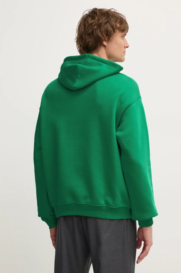 Хлопковая кофта Lacoste цвет зеленый фото 2