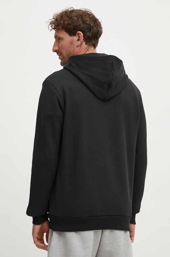 Бавовняна кофта adidas Originals Outline Hoodie колір чорний фото 3