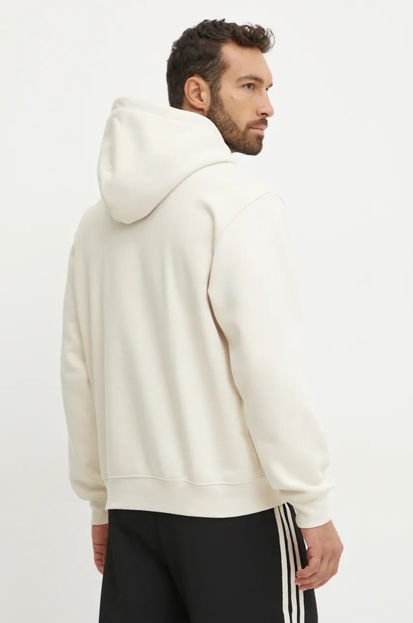 Кофта adidas Originals Hooded Sweat колір бежевий фото 3