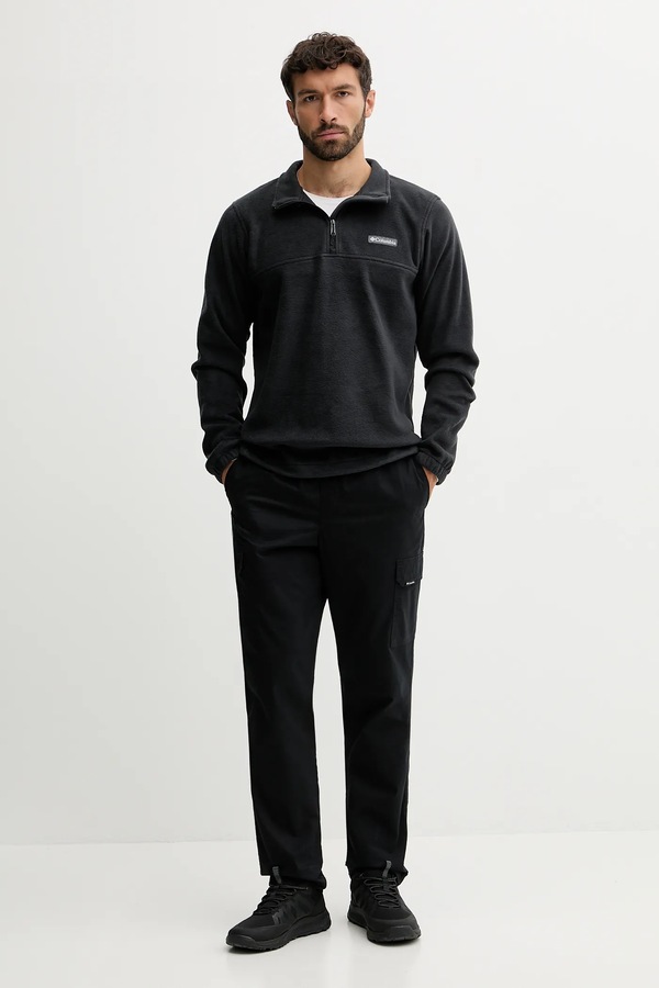 Флісова кофта Columbia Steens Mountain Half Zip колір чорний фото 2