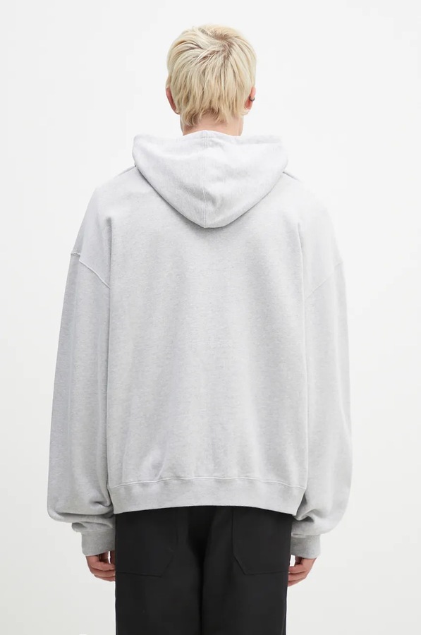 Кофта Ambush Zip Up Sweatshirt цвет серый фото 2