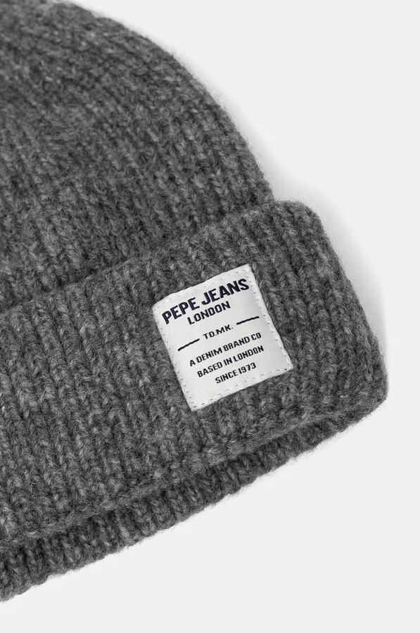 Шапка Pepe Jeans WEST HAT колір сірий фото 2