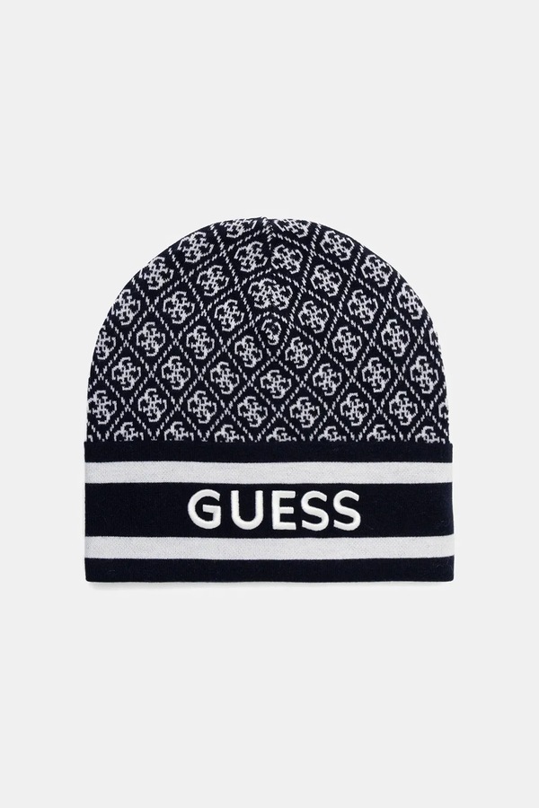 Шапка Guess SEVYN колір синій