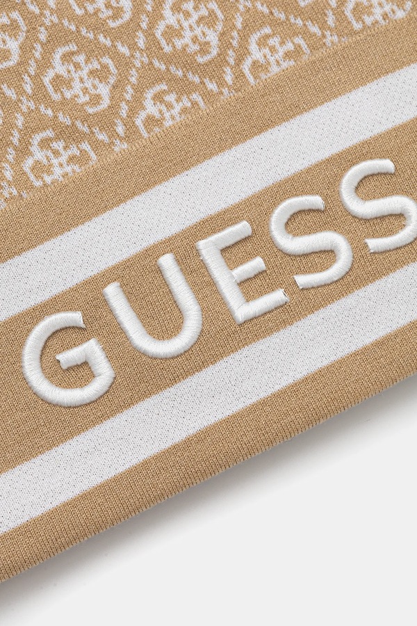 Шапка Guess SEVYN колір синій фото 2